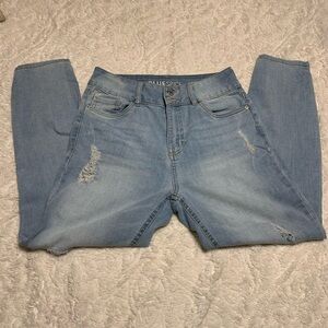 Blue Spice Super high Waist Ankle jeans